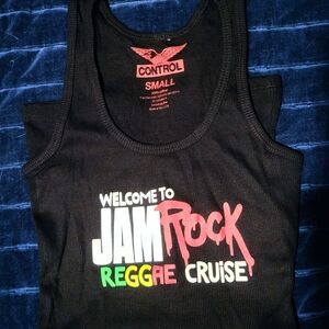 Black Jam Rock Reggae Cruise Tank Top